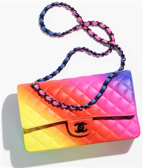 chanel rainbow bag replica|authentic chanel bag.